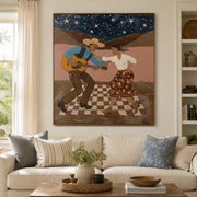 Vintage Americana Art | Starlit Dance