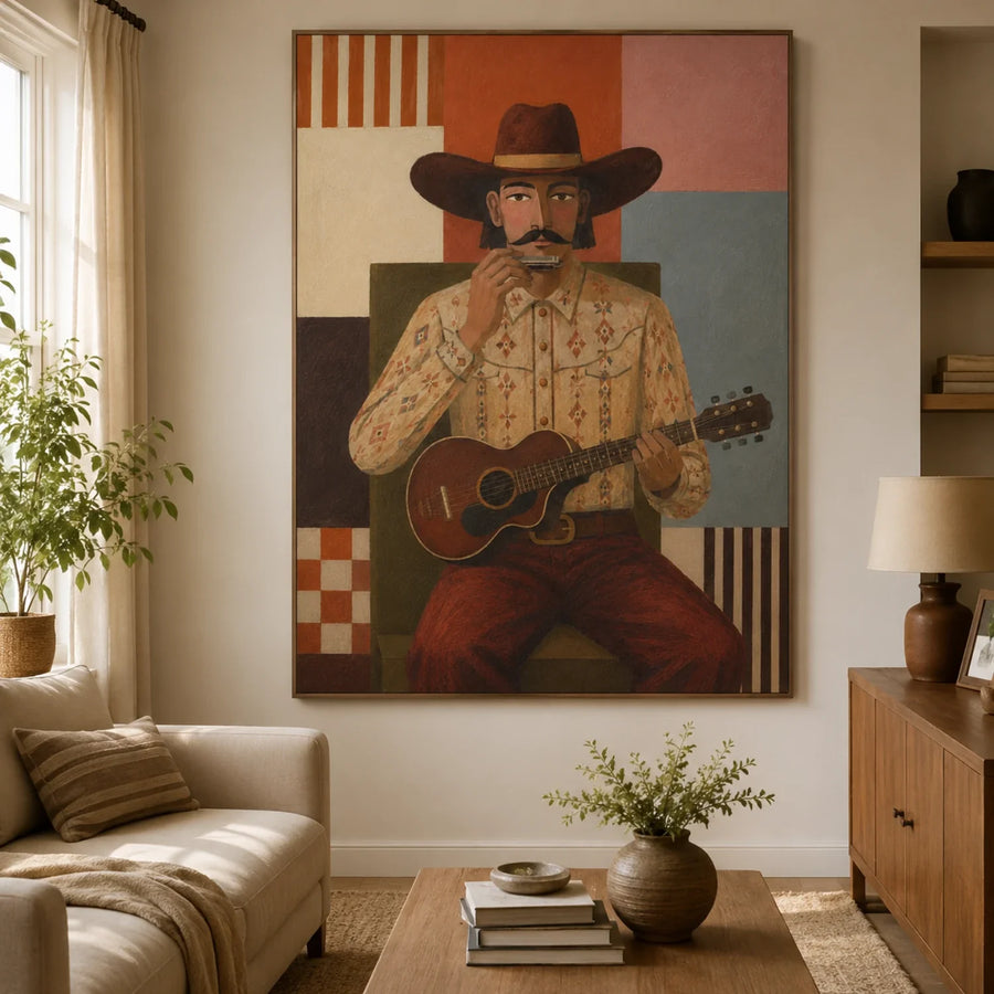 Vintage Americana Art | Interval of Dust and Song