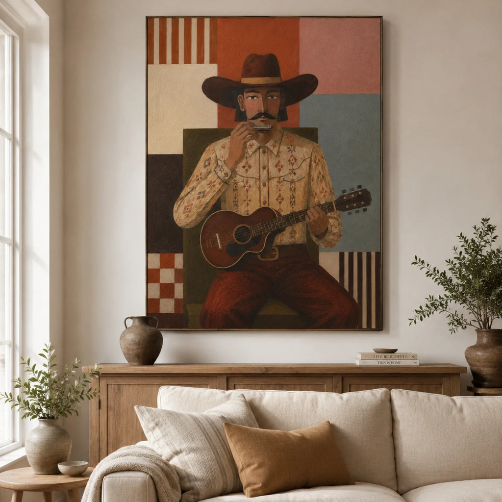Vintage Americana Art | Interval of Dust and Song