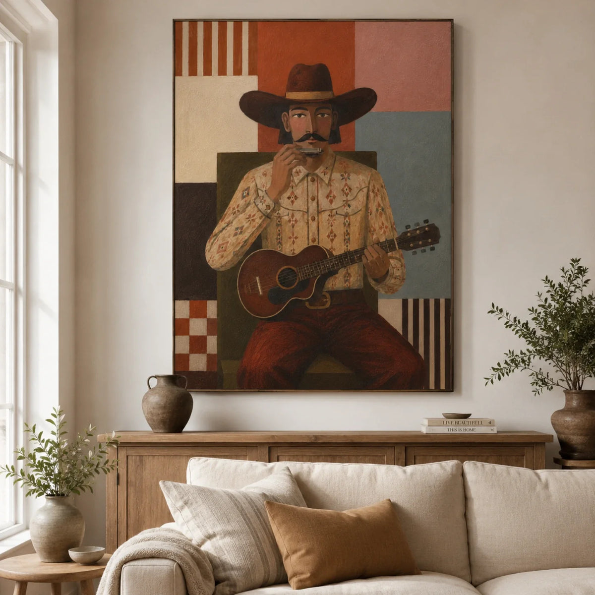 Vintage Americana Art | Interval of Dust and Song