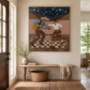 Vintage Americana Art | Starlit Dance