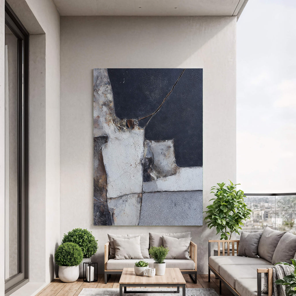 Wabi-Sabi Art | Aged Patchwork Tones