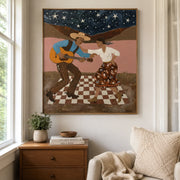Vintage Americana Art | Starlit Dance