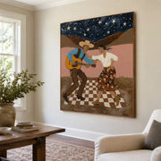 Vintage Americana Art | Starlit Dance
