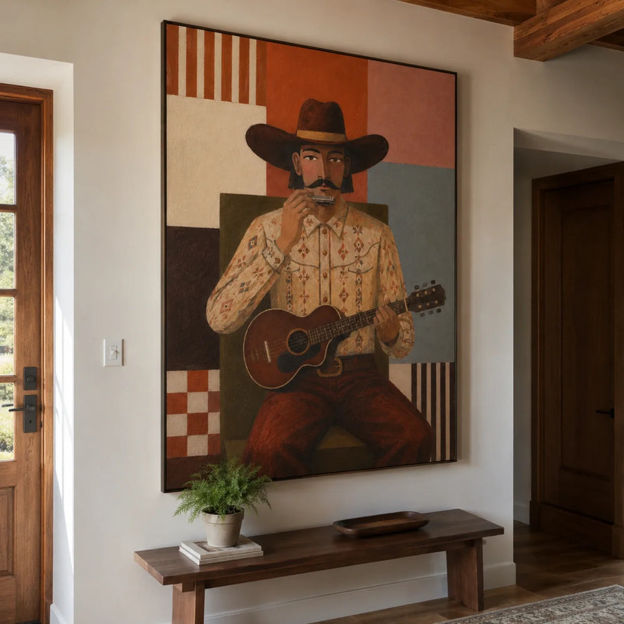 Vintage Americana Art | Interval of Dust and Song