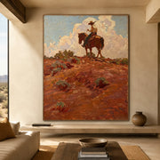 Vintage Americana Art | Desert Wanderer