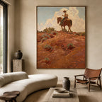 Vintage Americana Art | Desert Wanderer