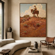 Vintage Americana Art | Desert Wanderer