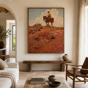 Vintage Americana Art | Desert Wanderer