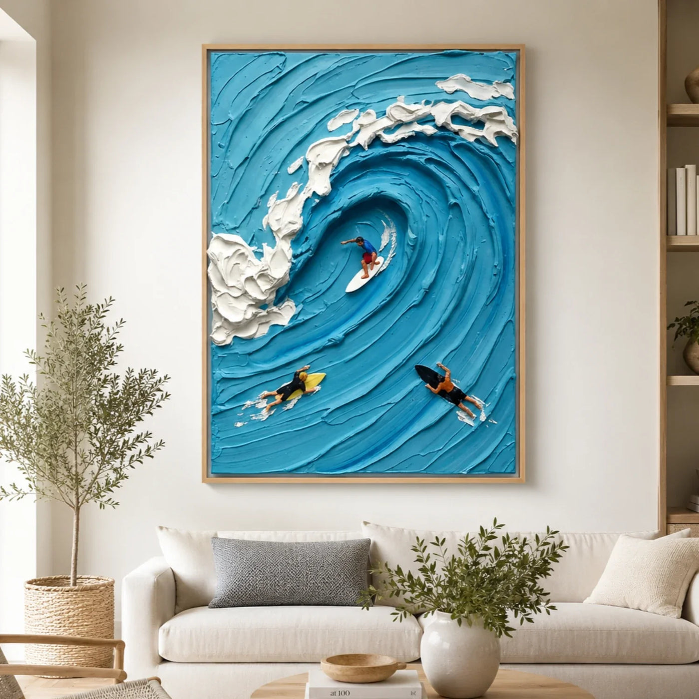 3D textured Art | Riders of the Swirling Tide