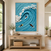 3D textured Art | Riders of the Swirling Tide