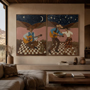 Vintage Americana Art | When the Night Learned Our Names