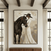 Vintage Americana Art | Veiled Grace