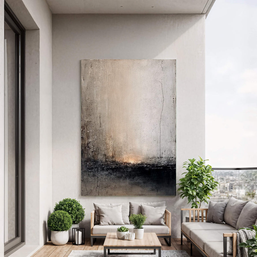 Wabi-Sabi Art | Faded Horizon Glow