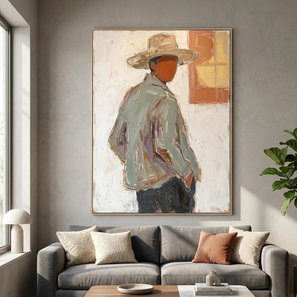 Vintage Americana Art | Desert Silence