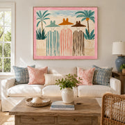 Vintage Americana Art | Beneath the Palms