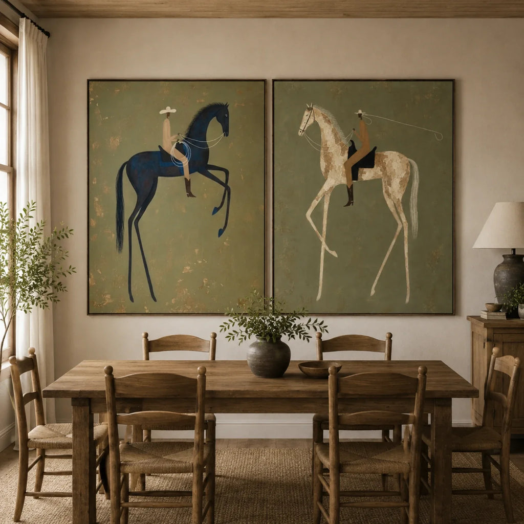 Vintage Americana Art | Saddle Hymn