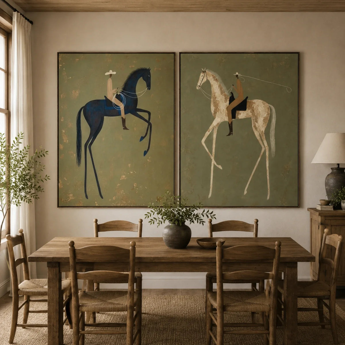 Vintage Americana Art | Saddle Hymn