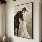 Vintage Americana Art | Veiled Grace