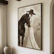 Vintage Americana Art | Veiled Grace