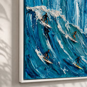 3D textured Art | Blue Surge