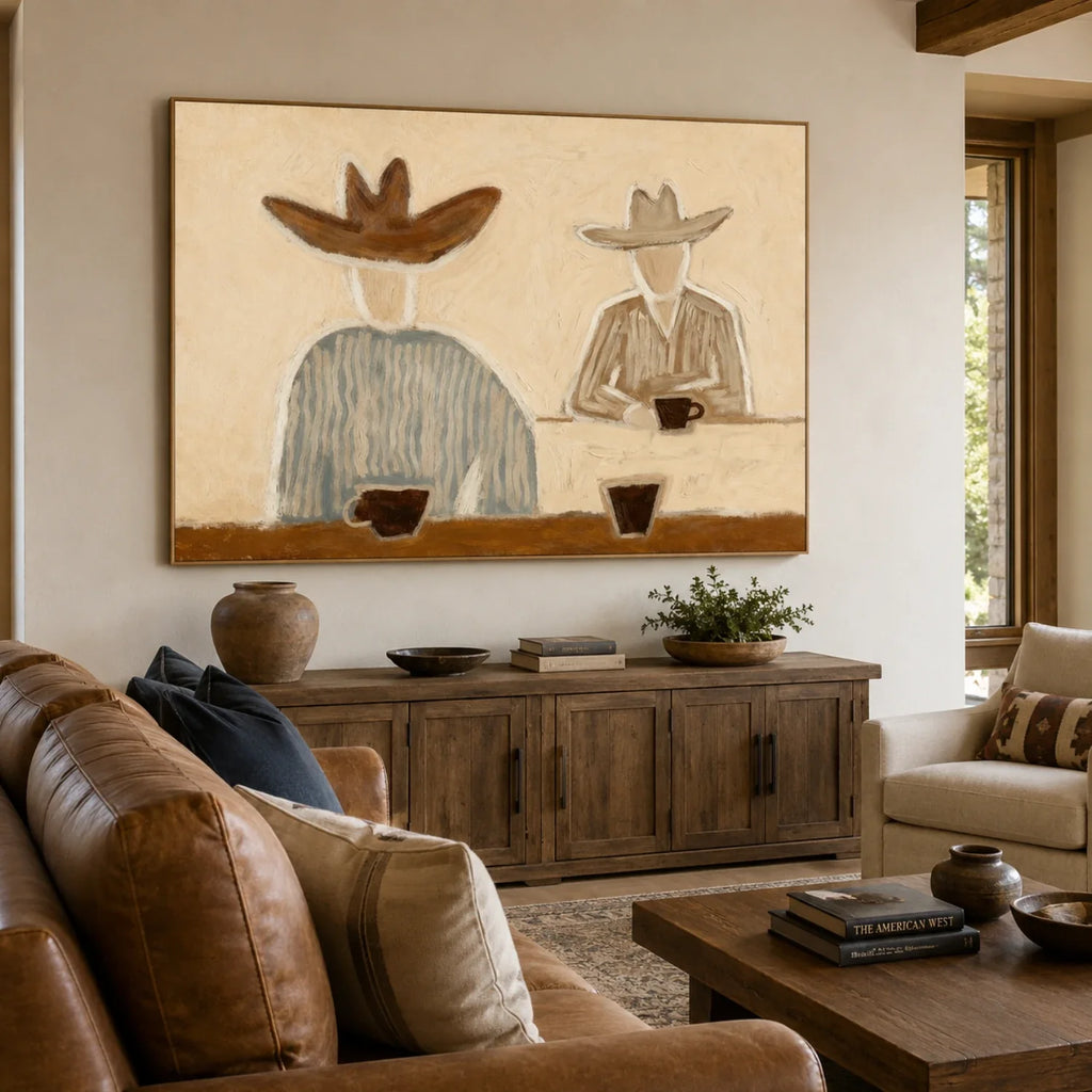 Vintage Americana Art | Between Sips of Silence