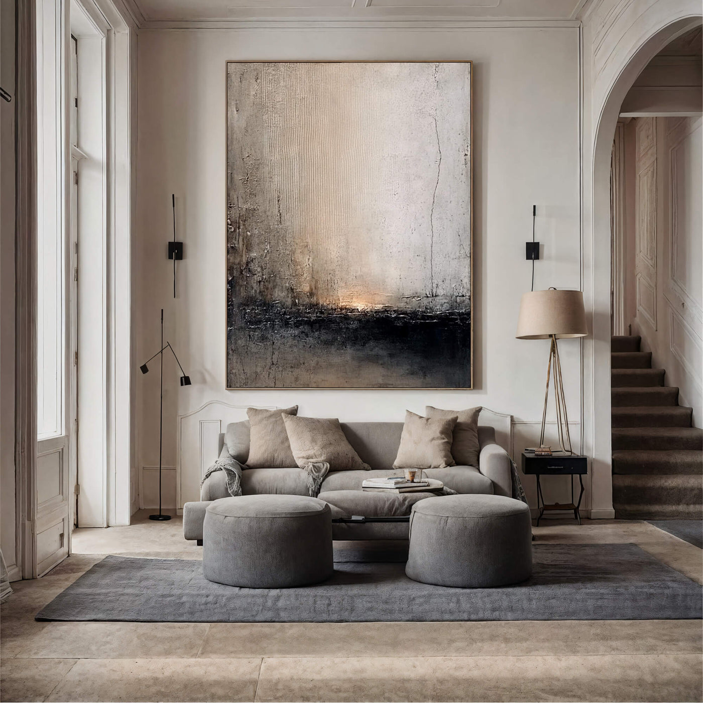 Wabi-Sabi Art | Faded Horizon Glow