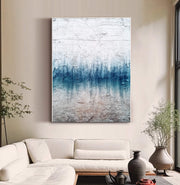 Abstract Art | Azure Textured Gradient