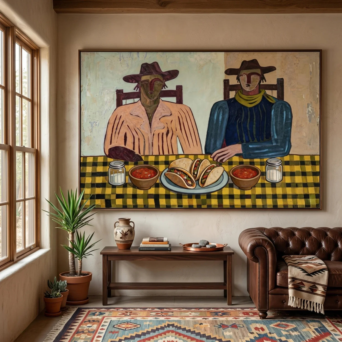 Vintage Americana Art | Taco Supper