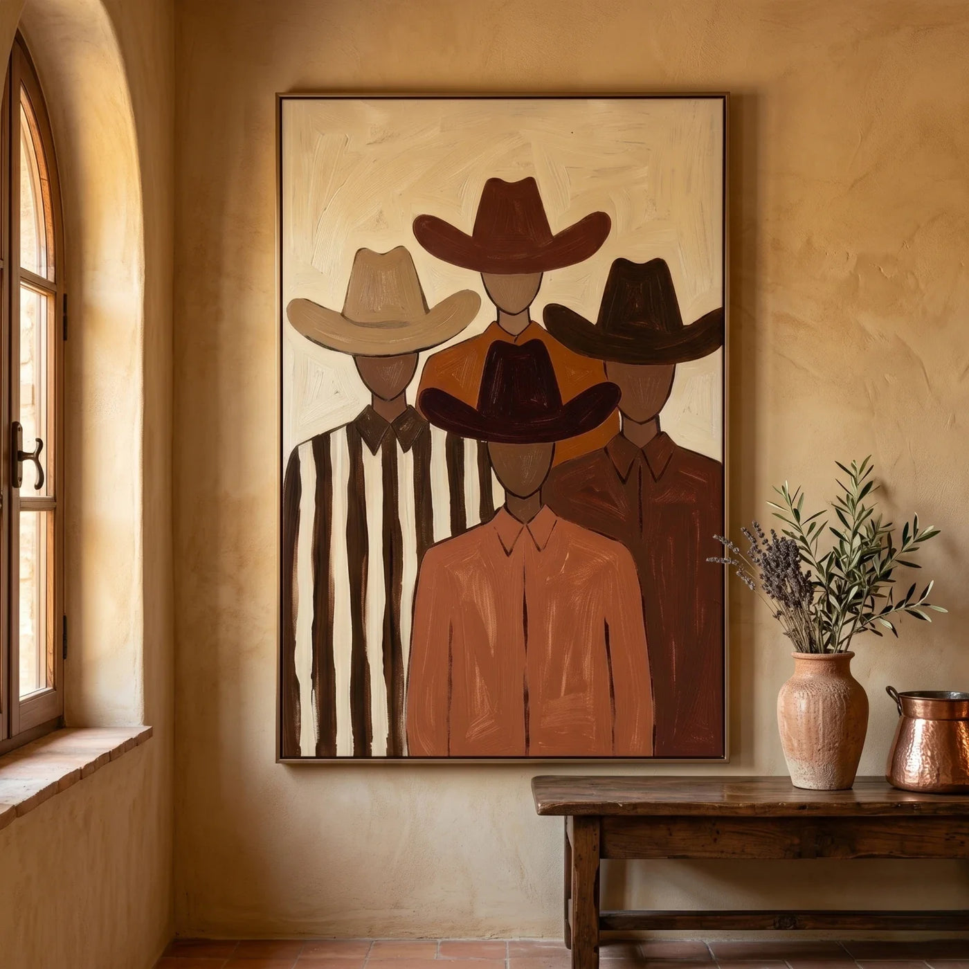 Vintage Americana Art | Quiet Brotherhood