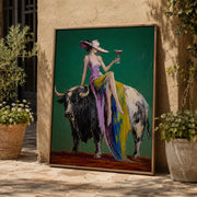 POP Art | Velvet Dominion Beneath the Verdant Silence