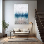 Abstract Art | Azure Textured Gradient