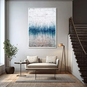 Abstract Art | Azure Textured Gradient