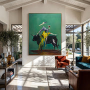 POP Art | Velvet Toast of the Emerald Bull