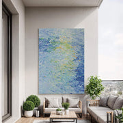 Impressionist Art | Aqua Swirl Glow