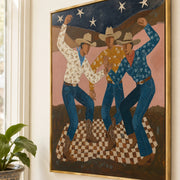 Vintage Americana Art | Cowboy Trio