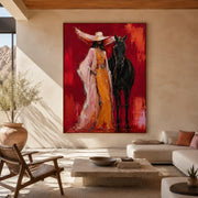POP Art | Flame Whisper With Horse