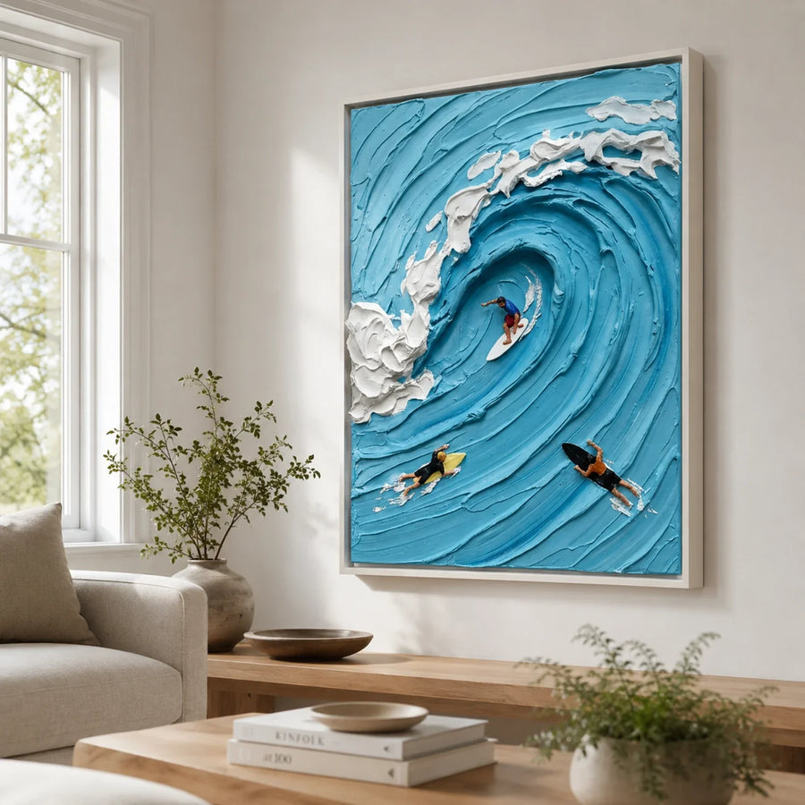 3D textured Art | Riders of the Swirling Tide
