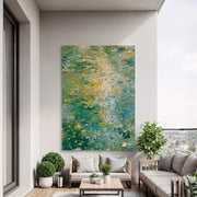 Impressionist Art | Emerald Water Glow