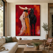 POP Art | Flame Whisper With Horse