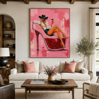 POP Art | Heel Lounge Cowgirl