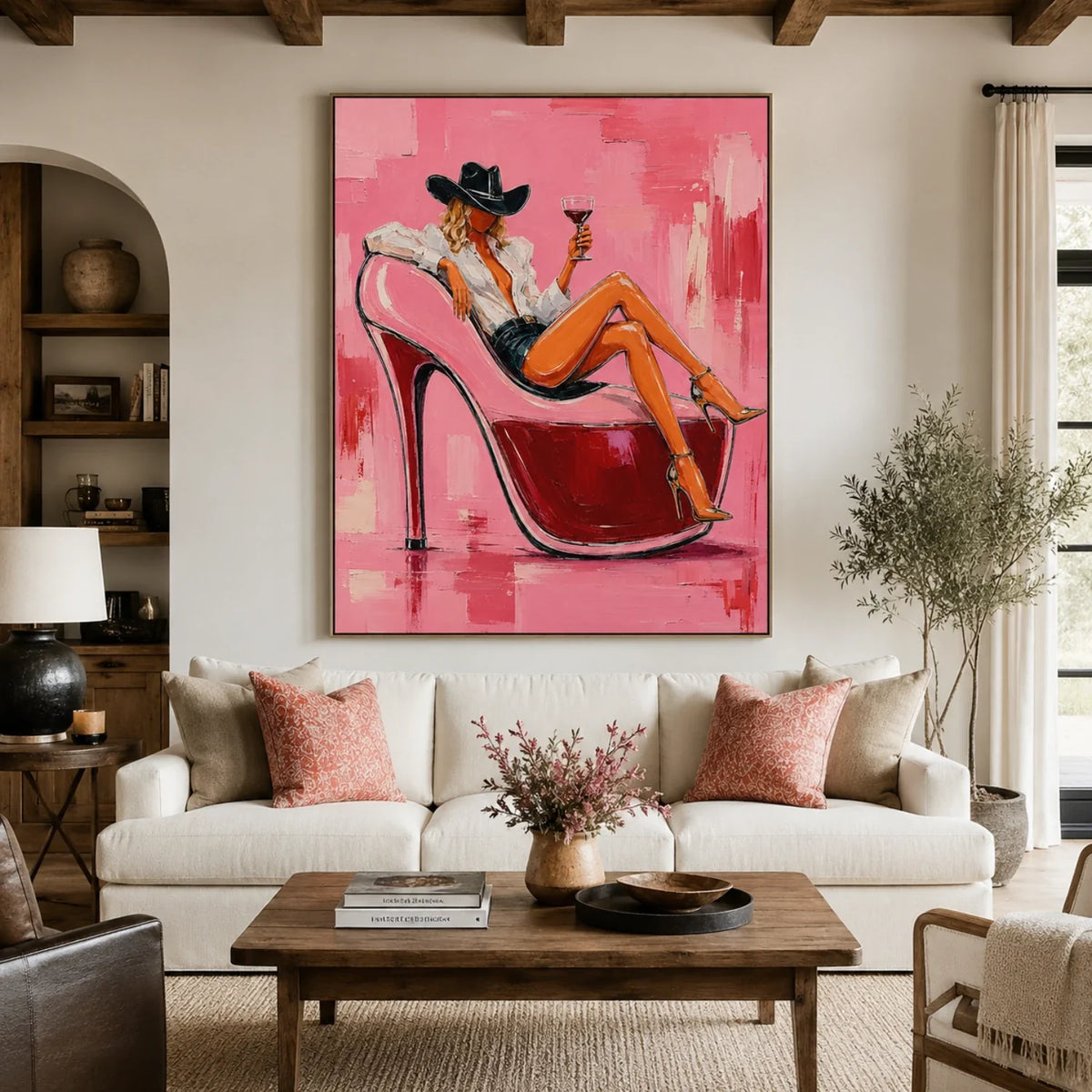 POP Art | Heel Lounge Cowgirl