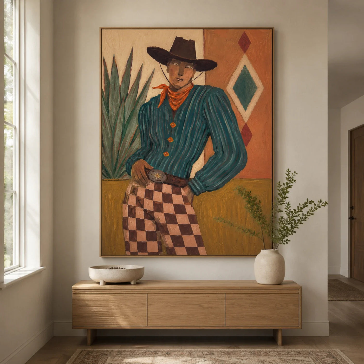 Vintage Americana Art | The Geometry of Dust