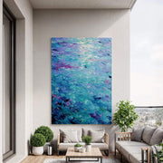 Impressionist Art | Turquoise Ripple Dance