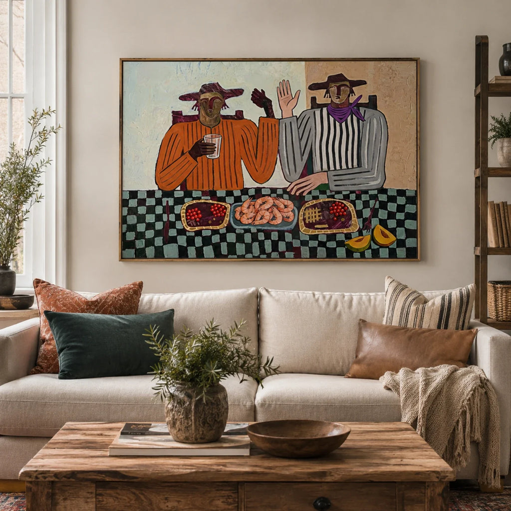 Vintage Americana Art | Harvest Table