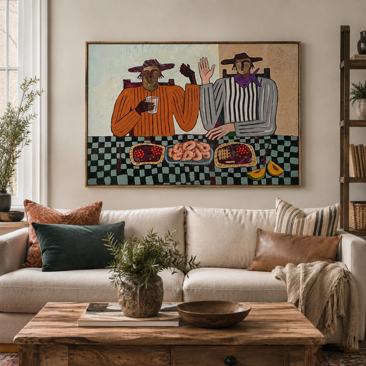 Vintage Americana Art | Harvest Table