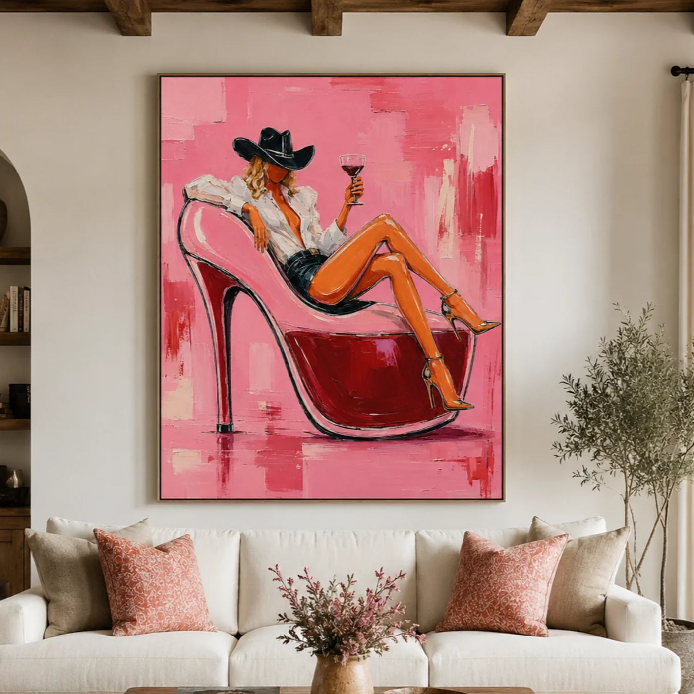 POP Art | Heel Lounge Cowgirl