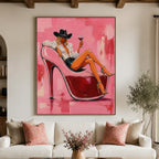 POP Art | Heel Lounge Cowgirl