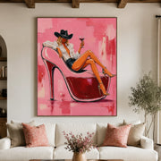 POP Art | Heel Lounge Cowgirl