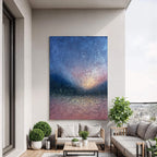 Wabi-Sabi Art | Dusk Cracked Horizon
